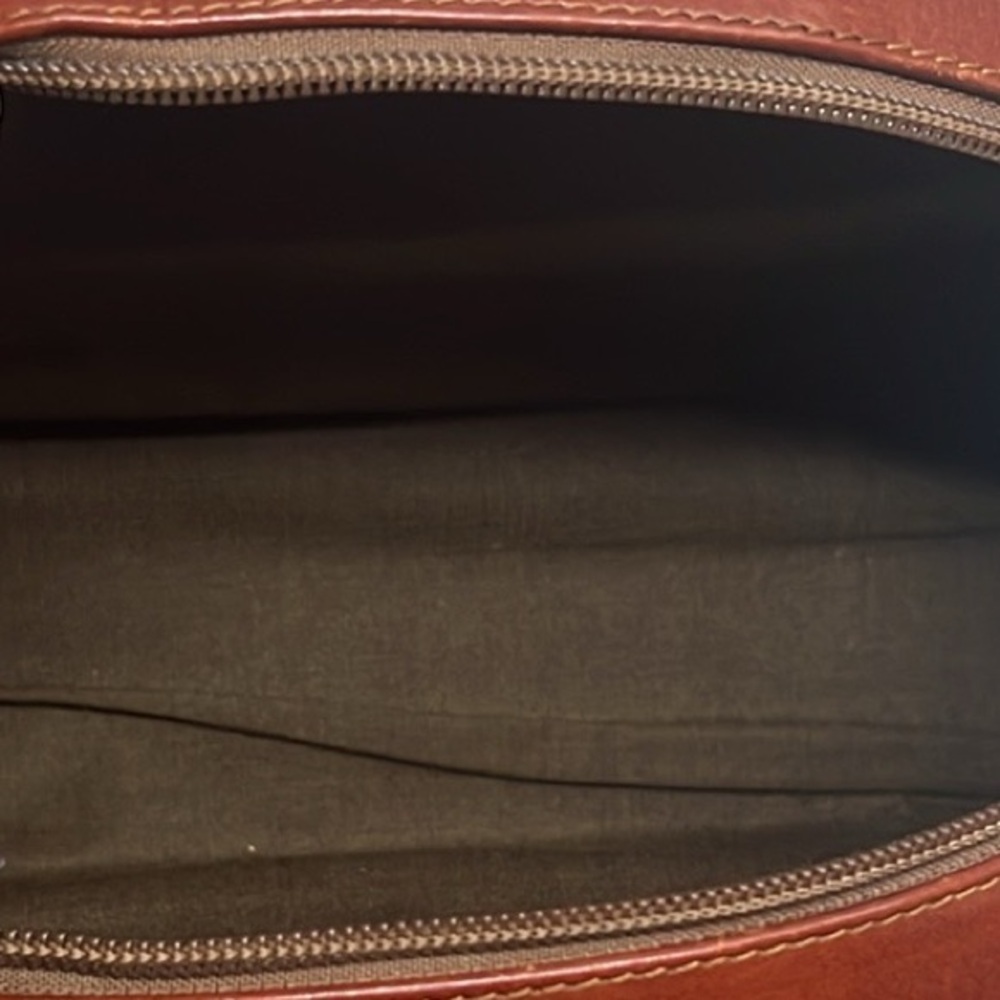 Leather Crossbody/Top Handle Made In Italy Purse - Picture 10 of 11